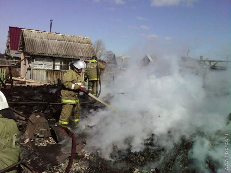 1 апреля горел дом на 3-й Пушкинской улице города
