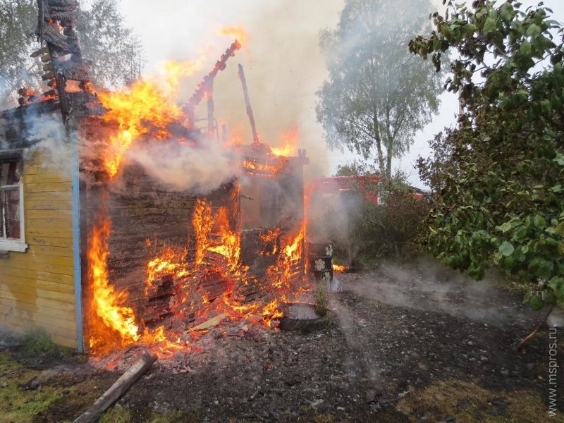 Воскресный пожар в садовом домике